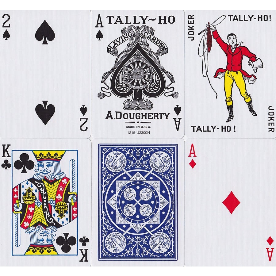 Bộ bài tây, bài ảo thuật Bicycle Rider Back - Standard - Tally ho - Hàng chính hãng nhập khẩu Mỹ