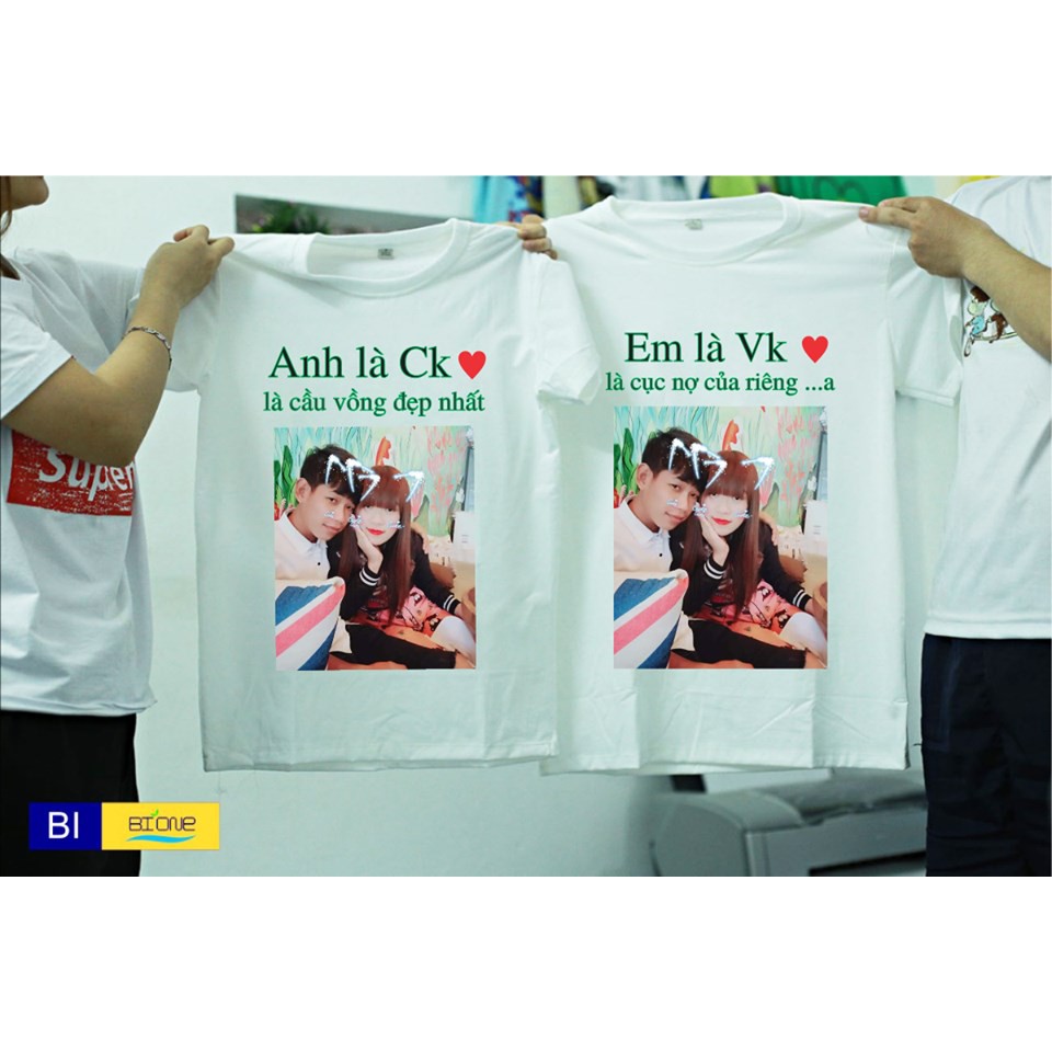 Áo Đôi, Áo Cặp - in hình theo yêu cầu ( SALE 30% TOÀN HỆ THỐNG)