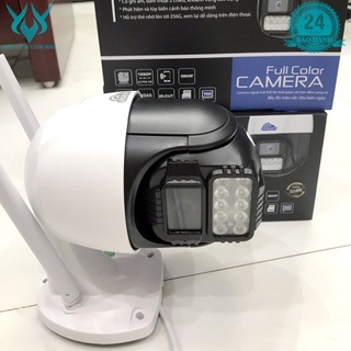 Camera IP Wifi Ngoài trời Vitacam DZ3000 Pro / DZ8000 3.0 MP 4 LED trợ sáng, 4 LED hồng ngoại, đàm thoại 2 chiều (Trắng)