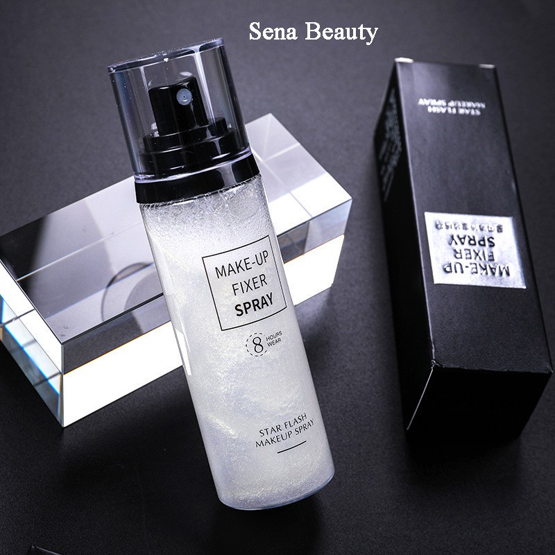 Xịt nhũ khoá trang điểm cố định lớp makeup ILY Kiểm soát dầu lâu trôi Dưỡng ẩm Giữ ẩm 100ML