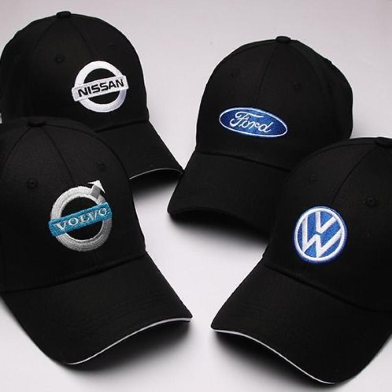 Mũ Lưỡi Trai Thêu logo Xe Đua Ford Volkswagen Nissan Thời Trang Hàn Quốc 4S