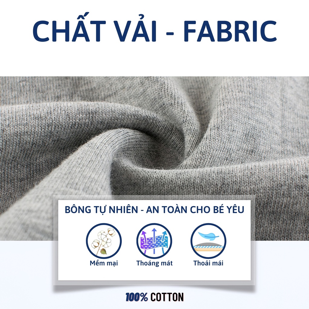 Áo thun dài tay bé trai 27Kids áo thu đông nam 100% Cotton cho trẻ từ 2-10 tuổi BLTS4