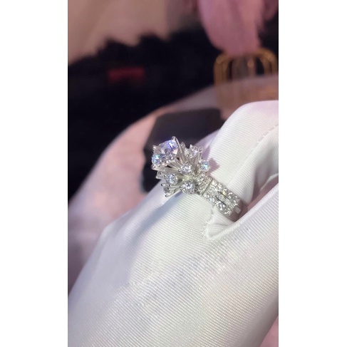 nhẫn Bạc ổ cao N91