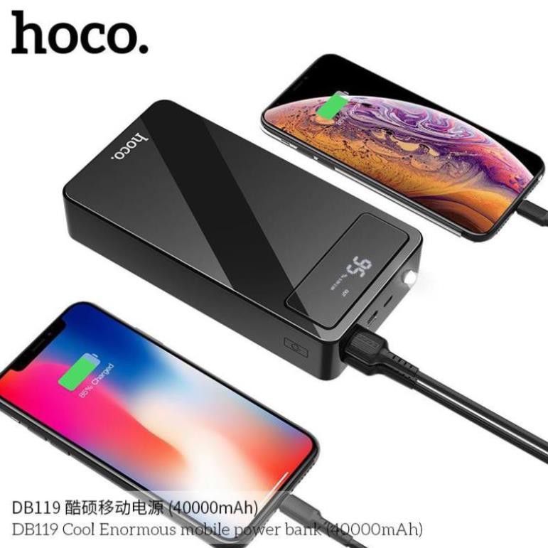 Sạc dự phòng 40.000mAh Hoco DB119 - Bảo hành Toàn Quốc Powerbank 40000 mah