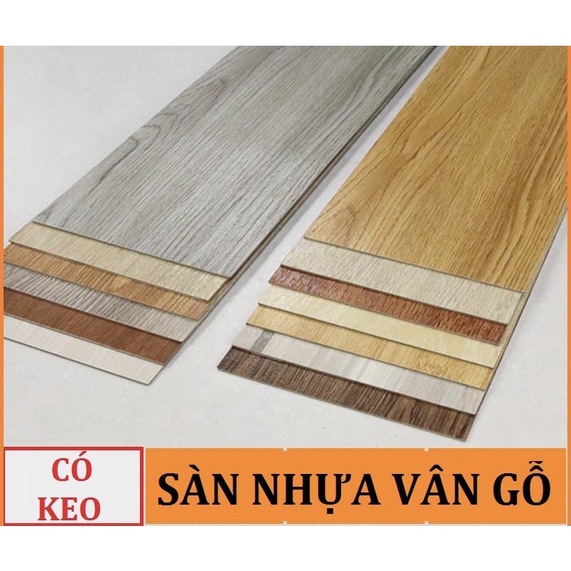 Sàn Nhựa Giả Gỗ - Tự Dán Keo Sẵn - Tự Thi Công Siêu Đơn Giản