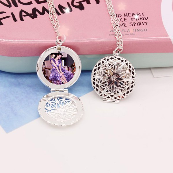 Vòng cổ in hình Jennie Jisoo Lisa Rosé nhóm nhạc ĐEN HỒNG đóng nắp kim loại xinh xắn idol thần tượng xinh xắn