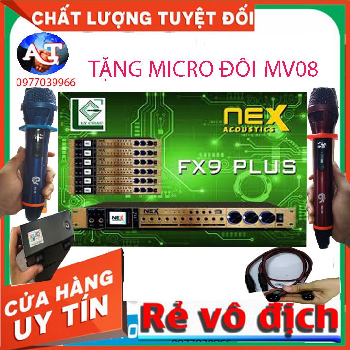 Vang cơ karaoke chuyên sâu nex fx8 và fx9plus chống hú tốt