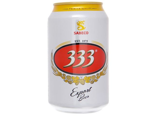 Thùng 24 lon bia 333 (330ml x 24 Lon)