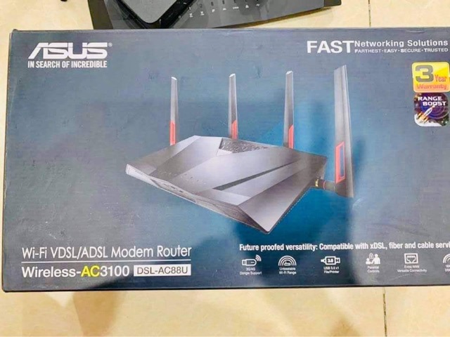 ASUS DSL-AC88U chuẩn AC3100 | BigBuy360 - bigbuy360.vn