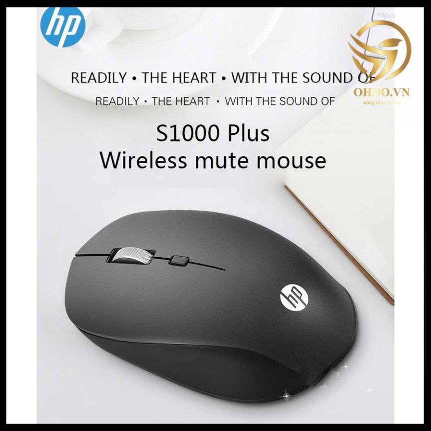 [ MUA LẺ GIÁ SỈ ]  Chuột Không Dây HP S1000 Plus Chuột Máy Tính Wireless Bluetooth Chuột Ko Dây Blutooth – OHNO Việt Nam