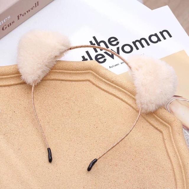 Cài tóc, băng đô tai cáo siêu mềm cho bé cho mẹ