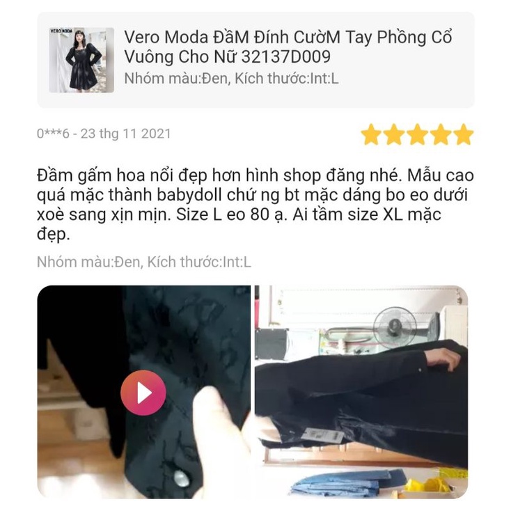 Thanh lý váy Vero moda size M new tag