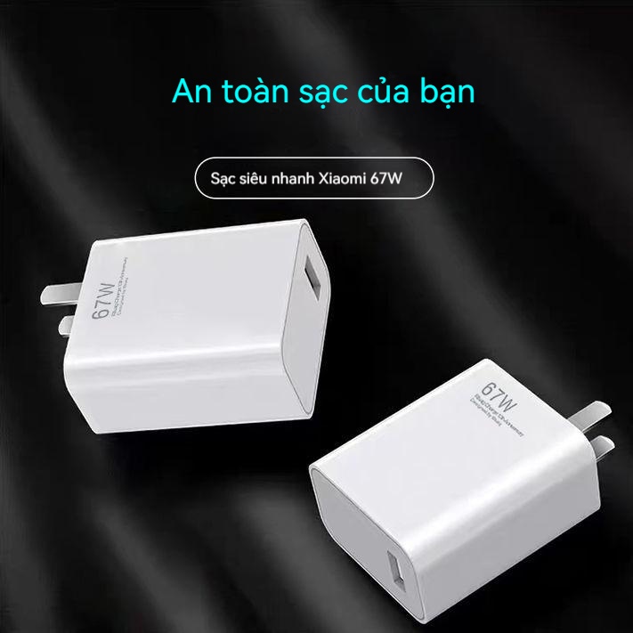 Cáp Sạc Nhanh Xiaomi 67W 12 / 11ultra K50 12X