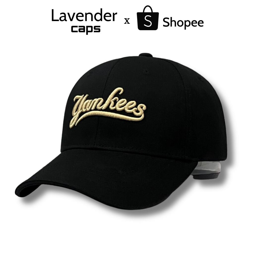 Nón kết Mũ lưỡi trai NY Yankee logo thêu tinh tế Free size