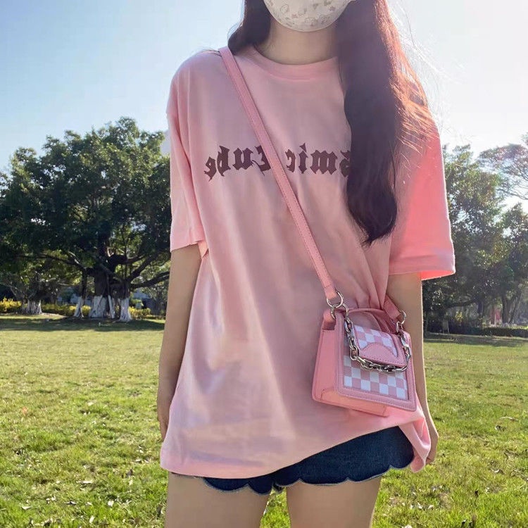 Túi Đeo Chéo Hình Vuông Cỡ Nhỏ Phối Dây Đeo Sợi Xích Thời Trang 2023 Cho Nữ