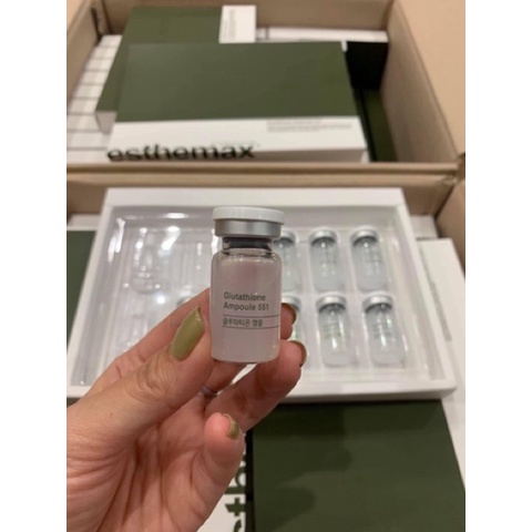 Tế bào gốc truyền trắng GLUTATHIONE ESTHEMAX (HỘP 10 LỌ)