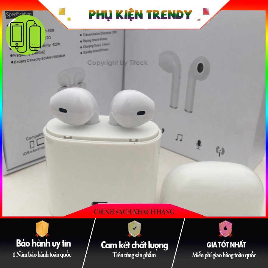 [HOT TREND] - [ HOT TREND ] TAI NGHE BLUETOOTH AIRPOD I7S TWS CHUẨN HÀNG AUTH