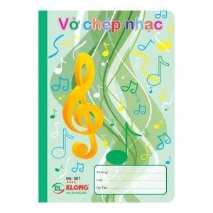 Vở chép nhạc KLONG B5- 36 trang 70/92; MS: 007