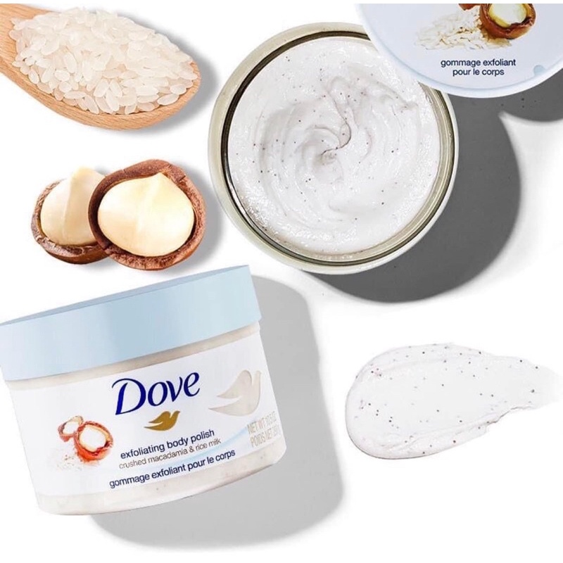 Tẩy Da Chết Toàn Thân Dove Exfoliating Body