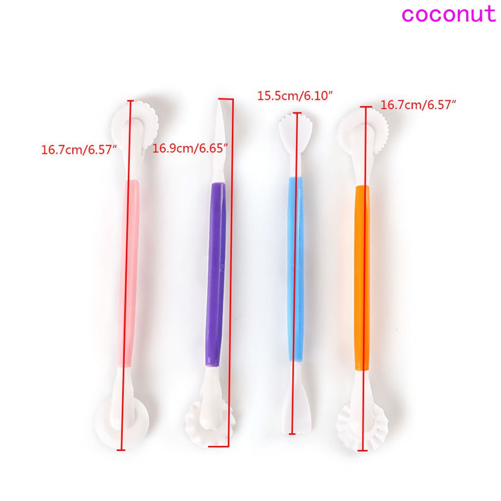 Set 4 Dụng Cụ Tạo Hình Trang Trí Bánh