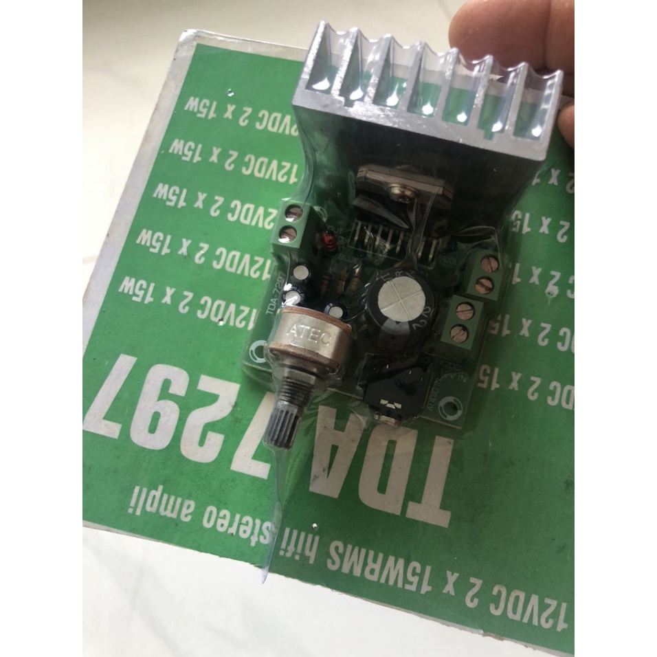 BO MẠCH KHUẾCH ĐẠI LOA ÂM THANH TDA 7297- 15W-SONG MÃ