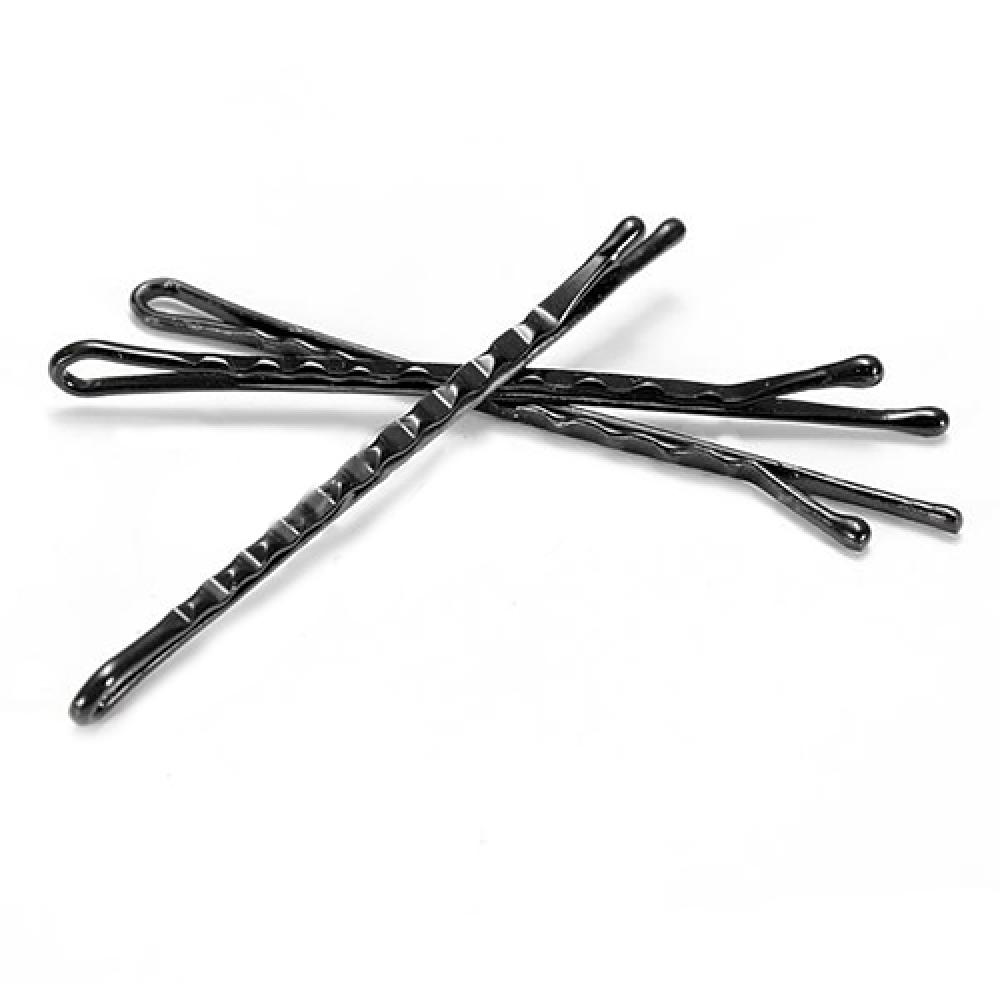 Set 60 kẹp tóc kim loại màu đen chất lượng cao cho nữ