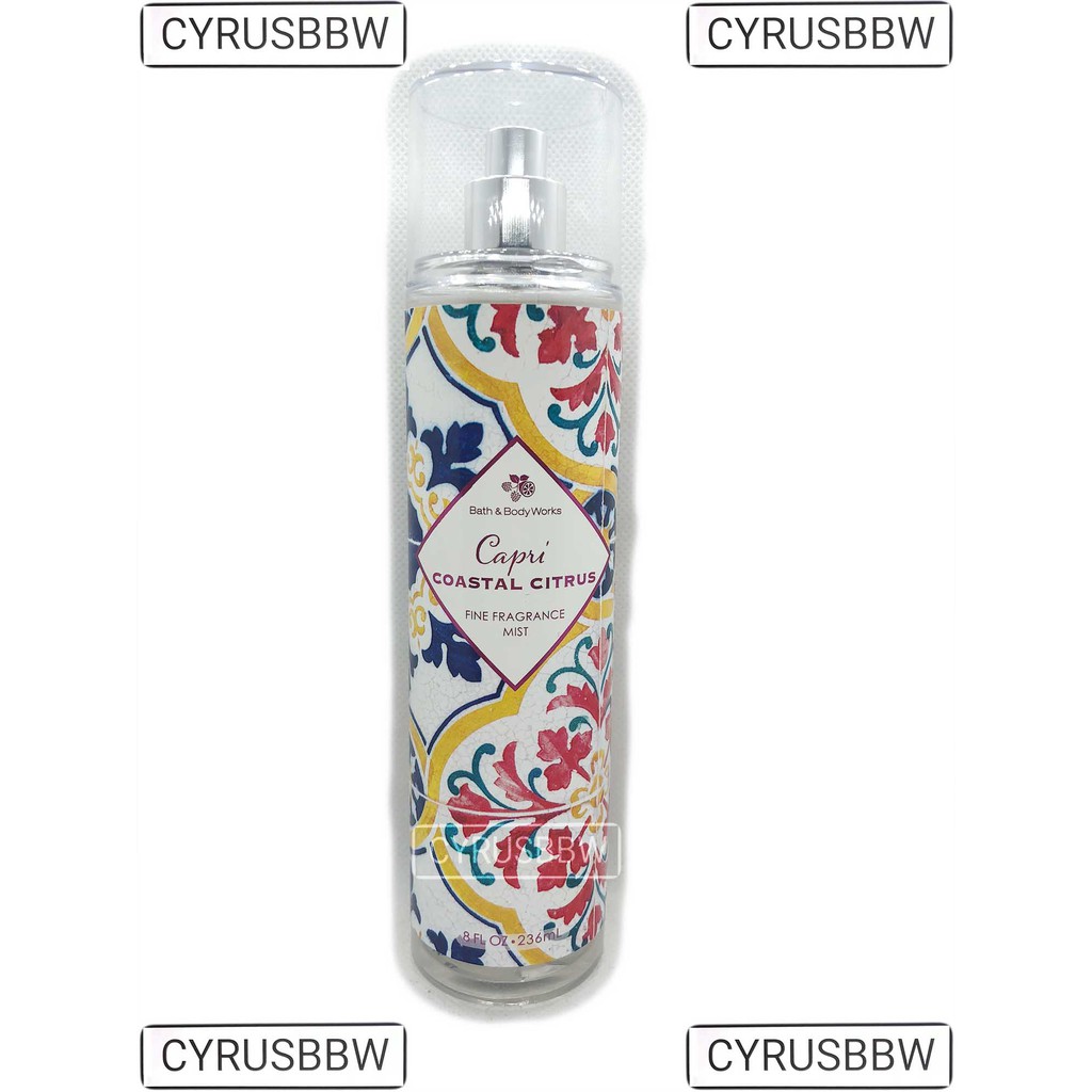Mist Xịt Toàn Thân Bath Body Works Capri Coastal Citrus