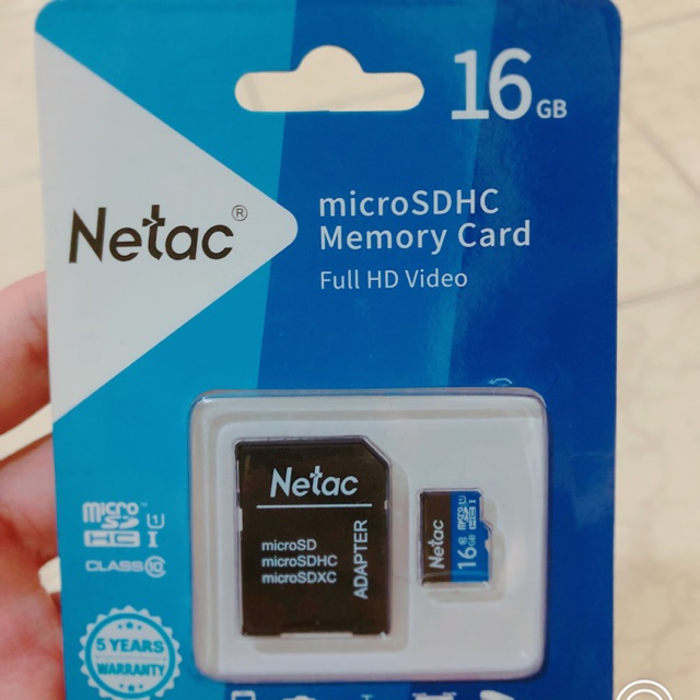 Thẻ nhớ 16/32/64 gb chính hãng netac bảo hành 5 năm