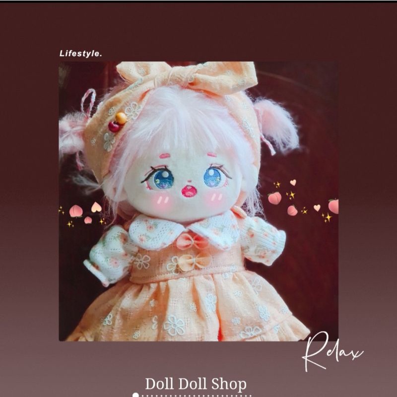 Outfit cho búp bê doll 20cm,15cm