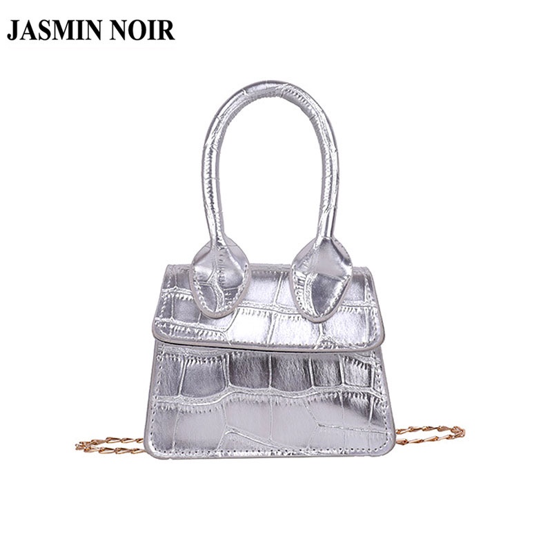 Túi Đeo JASMIN NOIR Chéo Giả Da Cá Sấu Thời Trang Nữ