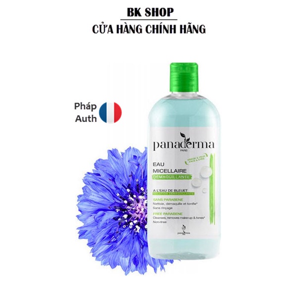 (Auth Pháp) Nước Tẩy Trang Panaderma Eau Micellaire Xanh 500ml