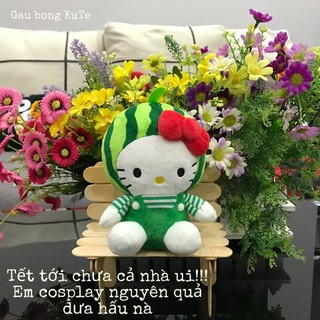 Gấu bông mèo Kitty móc khoá