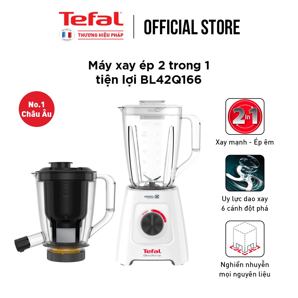 [Mã ELTF11 giảm 8% đơn 500K] Máy xay sinh tố Tefal - BL42Q166