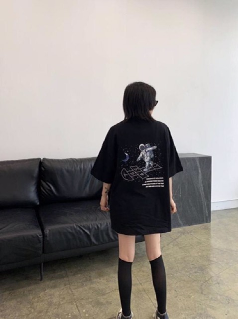 ÁO THUN PHI HÀNH GIA UNISEX TAY LỠ FORM RỘNG AU025 | BigBuy360 - bigbuy360.vn