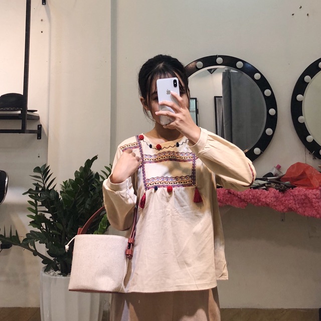 Áo thổ cẩm zara