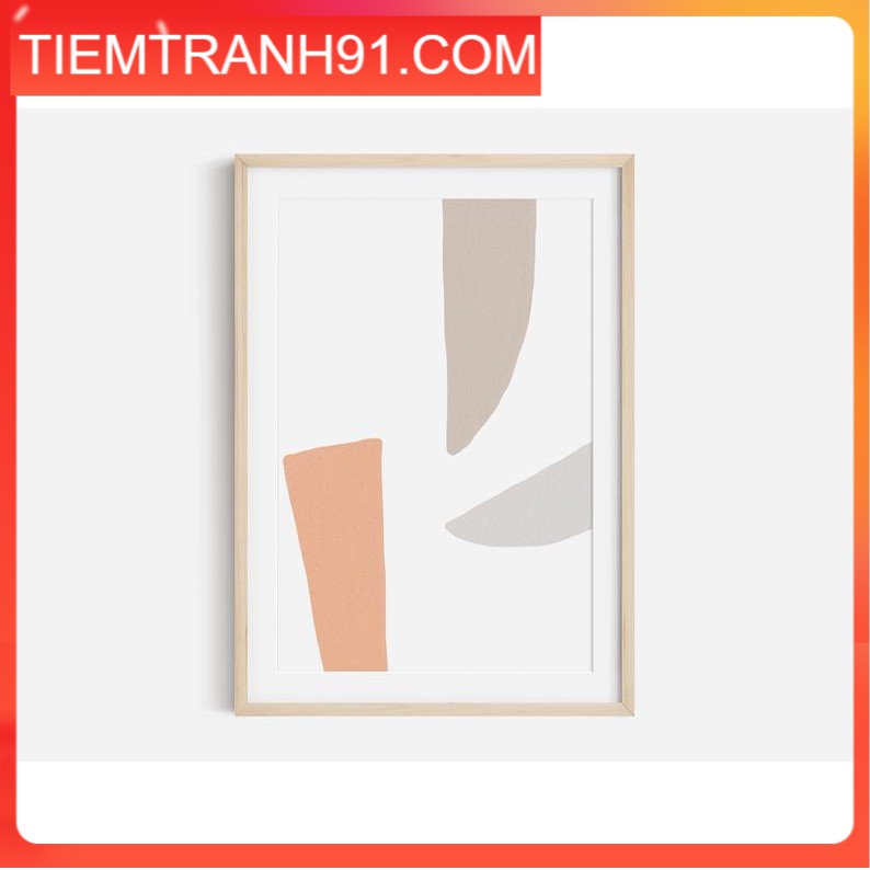 Tranh treo tường | Tranh nghệ thuật trừu tượng - Abstract Shape Print, Gouache Prints,Abstract Art, Earth Tone Prints