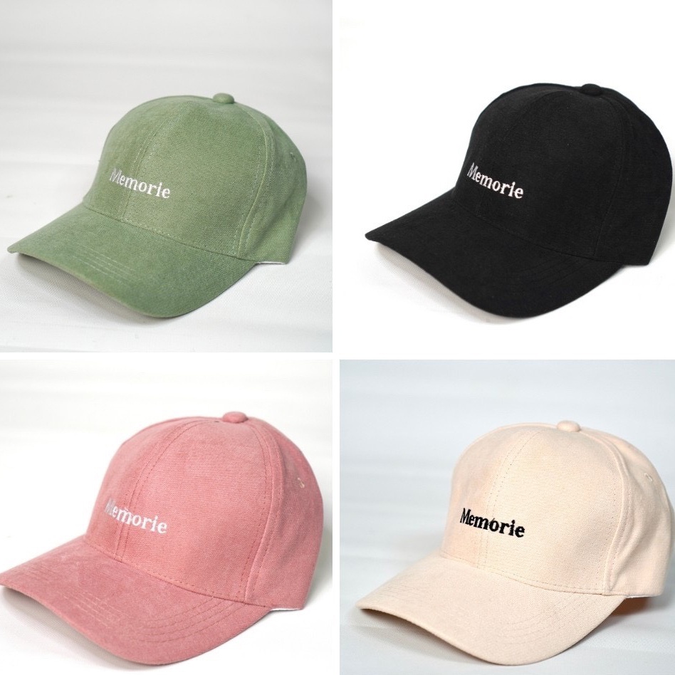 Mũ lưỡi trai nón kết thêu chữ Memorie form Unisex phong cách Ulzzang T01