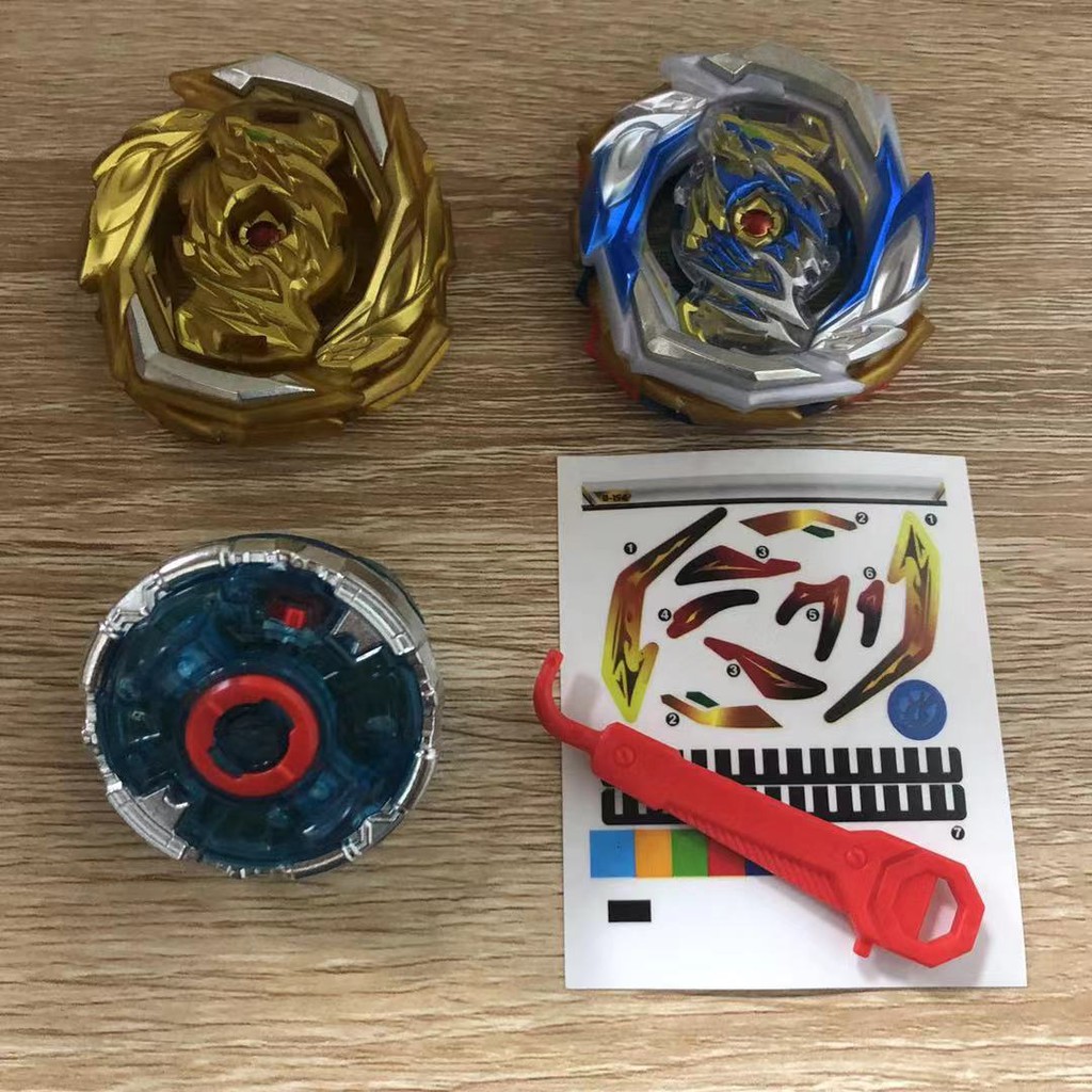 Bộ đồ chơi con quay ngọn lửa Beyblade Burst B154 Imperial Dragon Booster DX với 2 lớp độc đáo thú vị cho bé