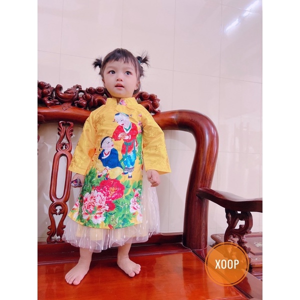 XẢ! ÁO DÀI TẾT 3 MÀU KÈM CHÂN VÁY