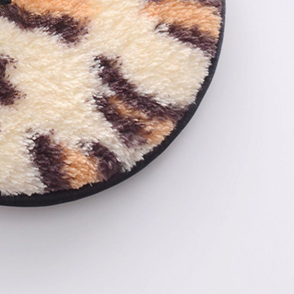 Đệm Tẩy Trang JARRED Mềm Mại Thấm Hút Tốt Thiết Kế Hai Mặt Họa Tiết Da Báo