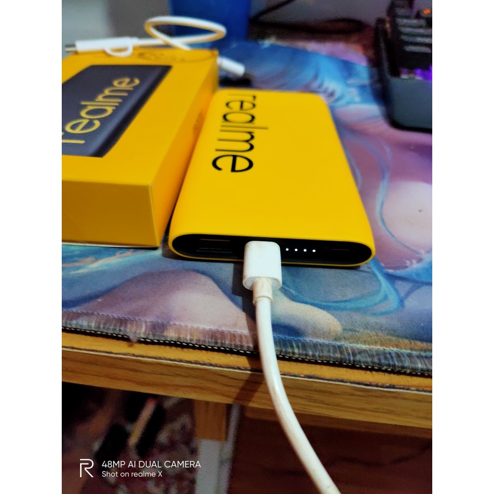 Sạc dự phòng Realme 10.000 mAh l Sạc nhanh 2 chiều 18W (In / Out Type-C) l 13 chế độ bảo vệ an toàn