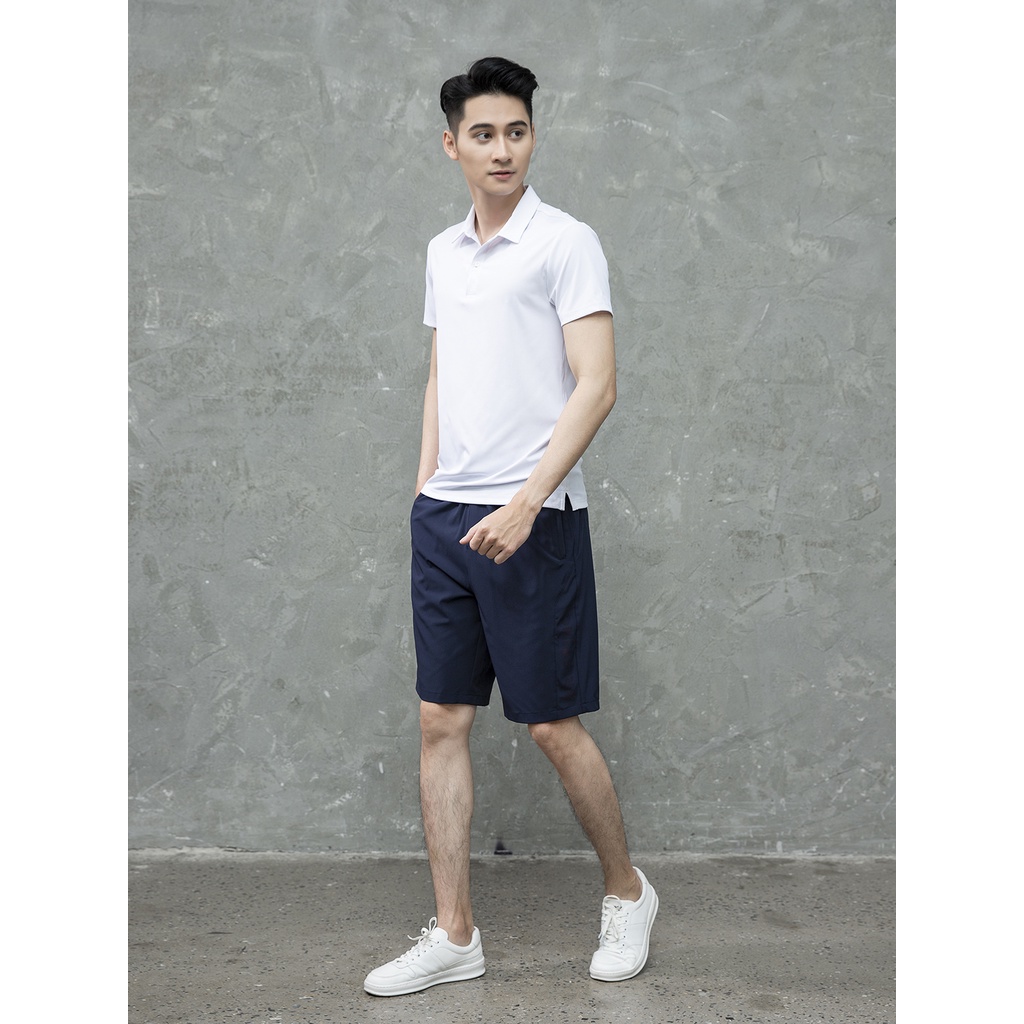 Quần short nam thể thao ARISTINO độ bóng sắc nét, không bai dão bền màu, chống bám bụi -  ASO023S1