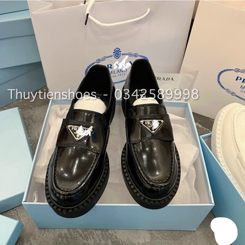 Giày lười Prada super fullbox (ảnh thật)