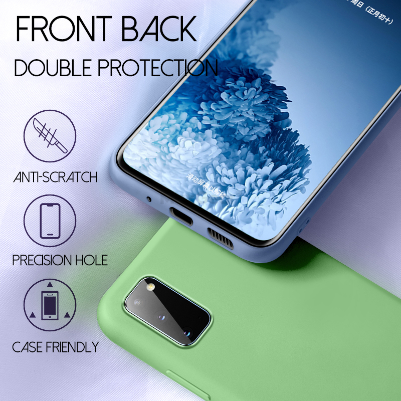 Ốp điện thoại silicon mềm cho Samsung Galaxy S21 Plus S21 Ultra S20 FE