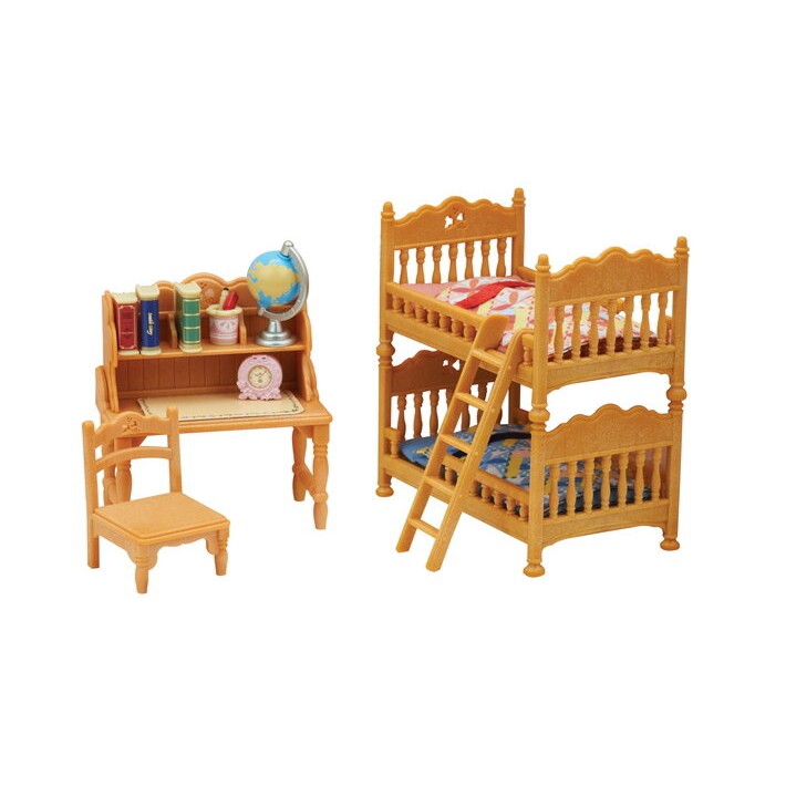 Sylvanian Families Calico Critters Phòng Ngủ Của Bé Children's Bedroom Set