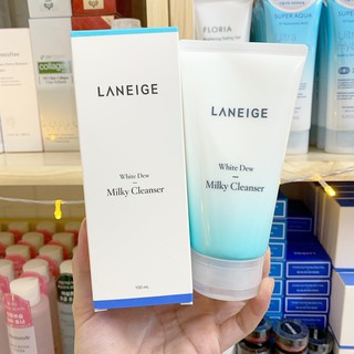 Sữa Rửa Mặt Trắng Da LANEIGE White Dew Milky Cleanser 150mL