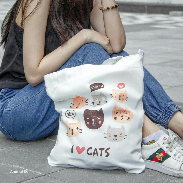 Túi tote vải canvas xịn tổng hợp nhiều mẫu