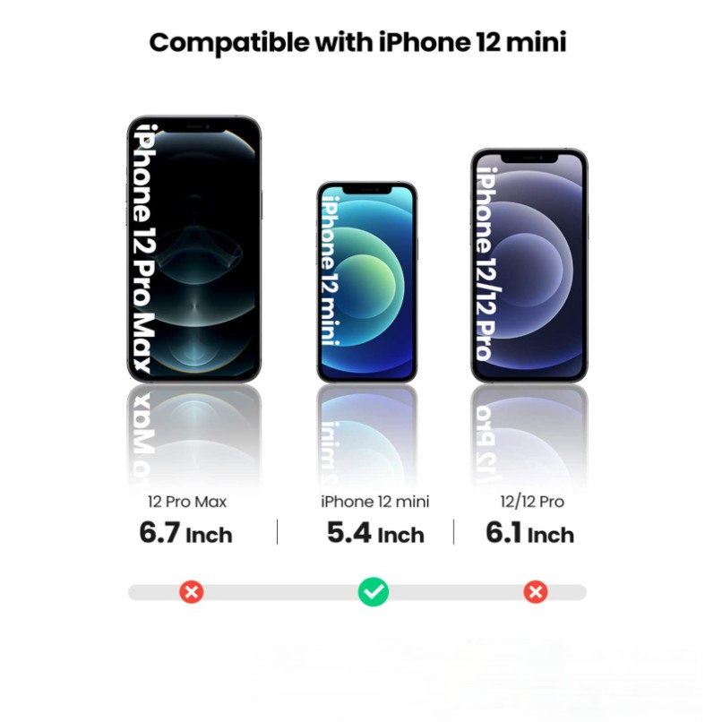 Ốp lưng chống sốc cho iPhone 12 mini 5.4 inches siêu mỏng trong suốt UGREEN LP408 20440 (1pcs/bag)