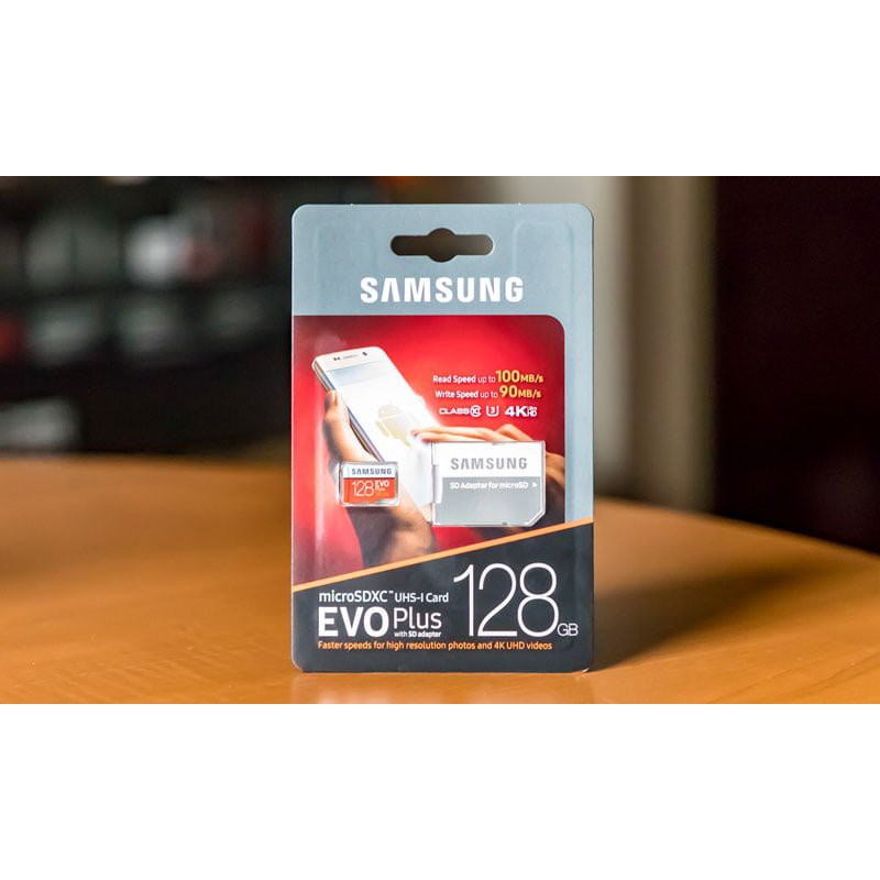 Thẻ Nhớ Micro SD Samsung Evo Plus 128GB Class 10 - 100MB/s (Kèm Adapter) - Bảo hành 5 Năm