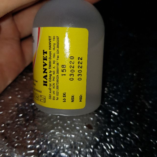 1 lọ 50ml cồn xoa bóp methysalysilat cho vật nuôi bị khớp